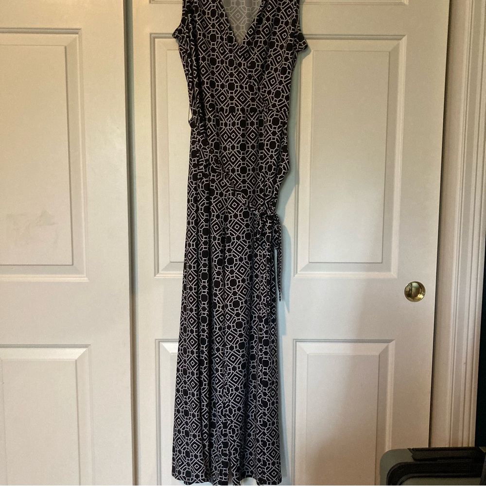 Sleeveless Faux Wrap Jumpsuit
